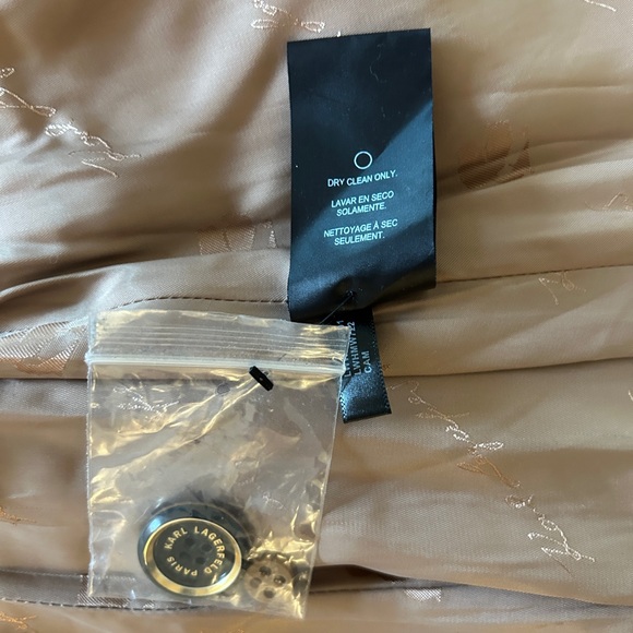 Karl Lagerfeld Wool-Blend Coat - Picture 8 of 9